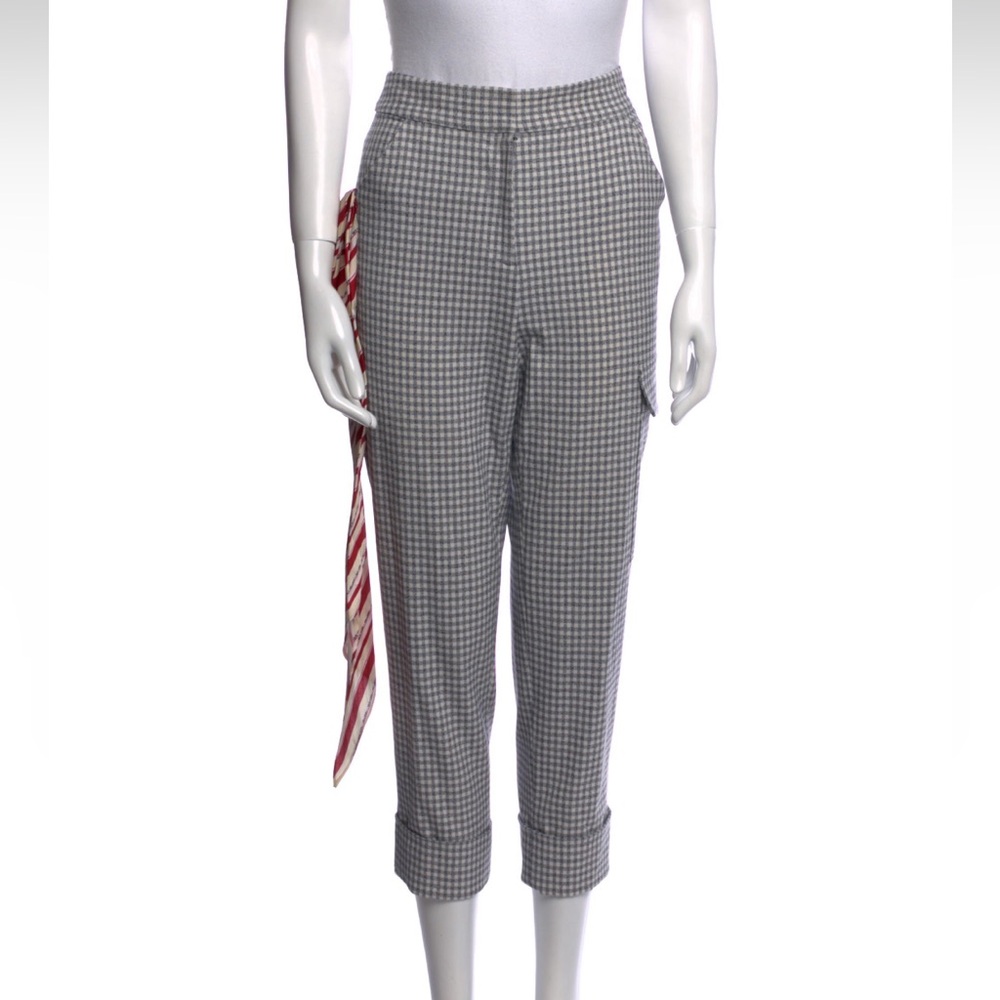Hellessy Straight Leg Pant. Attached scarf.